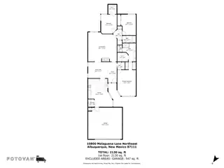 10800 Malaguena Lane NE Floor Plan