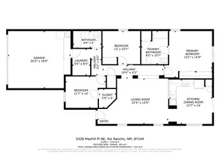 5328 Mayhill Place NE Floor Plan
