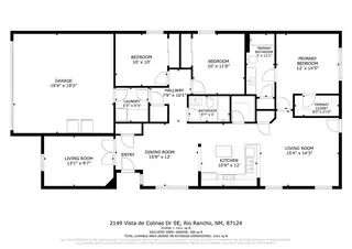 2149 Vista De Colinas Drive SE Floor Plan