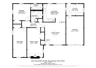 2613 San Isidro Street NW Floor Plan