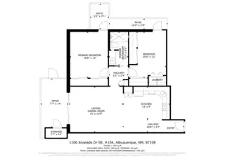 1100 Alvarado Drive SE APT 104 Floor Plan