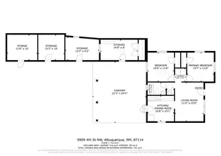 9909 4th Street NW Floor Plan