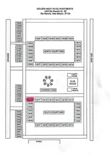 1353 Rio Rancho Boulevard SE APT A Floor Plan