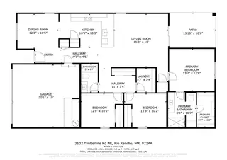 3602 Timberline Road NE Floor Plan