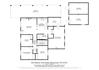 834 DELAMAR Avenue NW Floor Plan