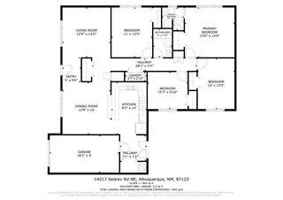 14217 Sedrev Road NE Floor Plan