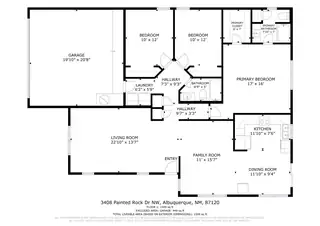 3408 Painted Rock Drive NW Floor Plan