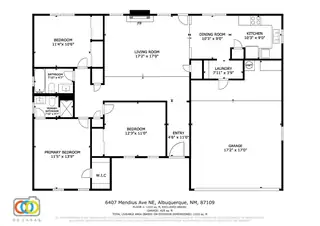 6407 Mendius Avenue NE Floor Plan