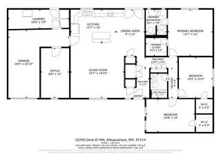 10245 Cove Court NW Floor Plan