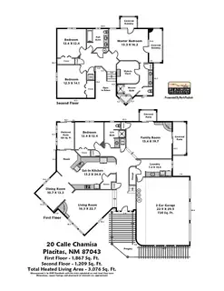 20 Calle Chamisa Floor Plan