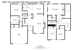 5801 Flor Del Rey NW Floor Plan