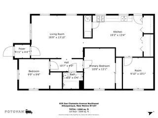 829 San Clemente Avenue NW Floor Plan