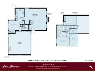 1964 Roanoke Drive NE Floor Plan