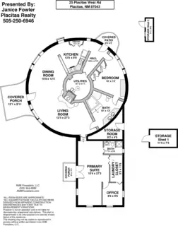 25 Placitas West Road Floor Plan