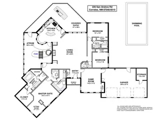 226 San Andres Road Floor Plan