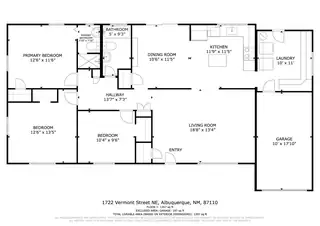 1722 Vermont Street NE Floor Plan