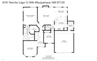 8101 Rancho Lago Court NW Floor Plan