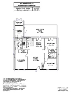 322 AMHERST Drive SE Floor Plan