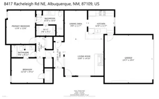 8417 Racheleigh Road NE Floor Plan