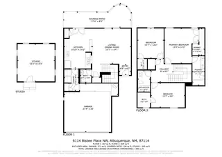 6114 Bisbee Place NW Floor Plan