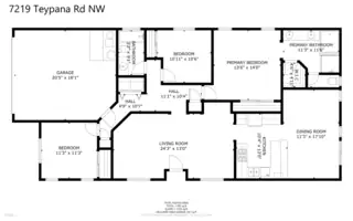 7219 Teypana Road NW Floor Plan