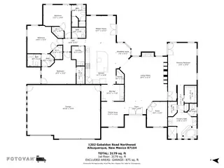 1202 Gabaldon Road NW Floor Plan