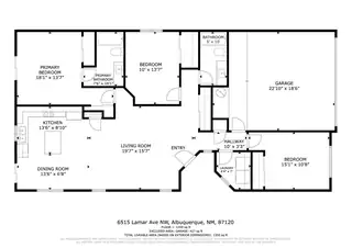6515 Lamar Avenue NW Floor Plan