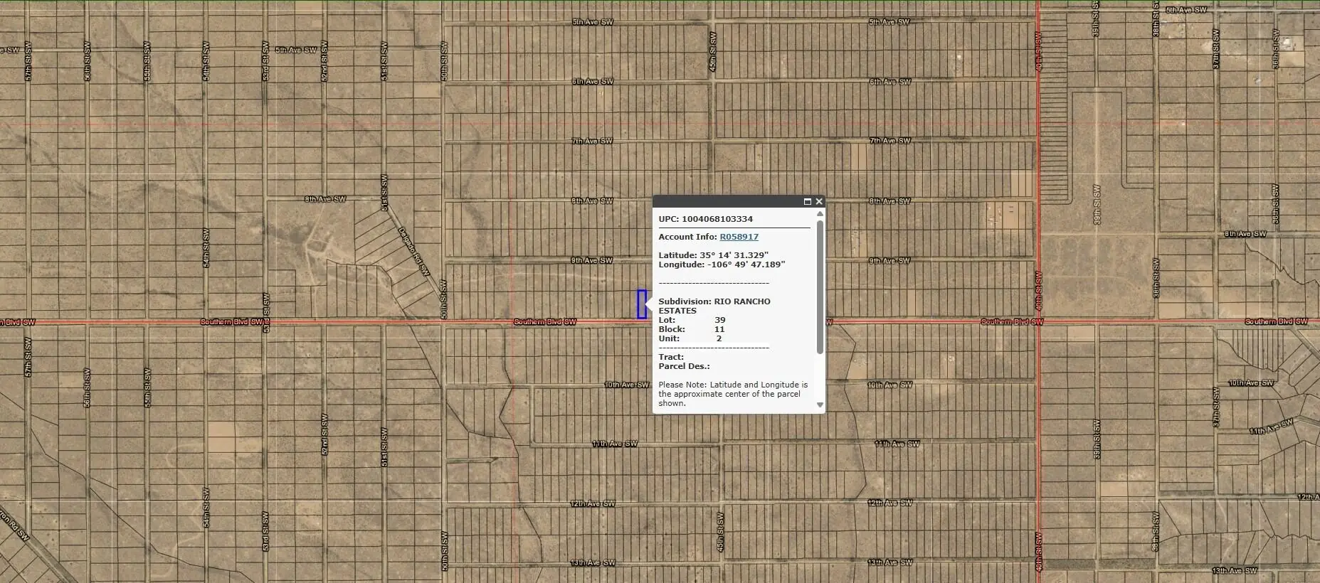 Southern (U2 B11 L39) Boulevard SW 2