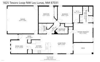 1825 Tesoro Loop NW Floor Plan