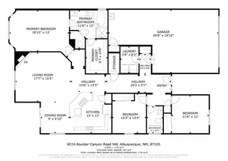 6016 Boulder Canyon Road NW Floor Plan