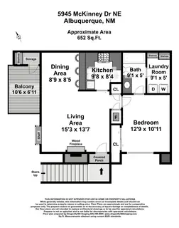 5945 McKinney Drive NE Floor Plan