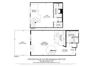 3339 Central Avenue NE 309 Floor Plan