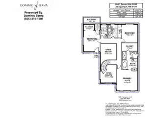 13401 Desert Hills Place NE Floor Plan