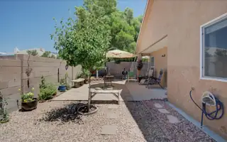 6705 El Modesto Court NE Backyard