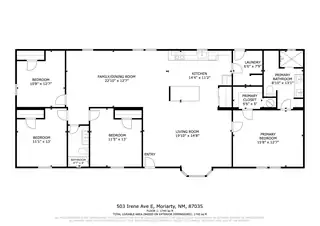 503 Irene Avenue Floor Plan