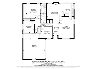 3830 Westerfeld Drive NE Floor Plan