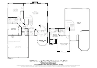 4127 Rancho Largo Road NW Floor Plan