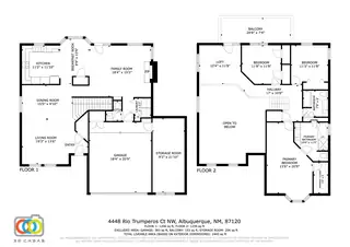 4448 Rio Trumperos Court NW Floor Plan