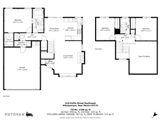 616 Puffin Street SW Floor Plan