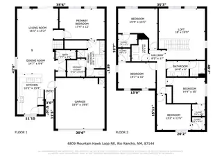 6809 Mountain Hawk Loop NE Floor Plan