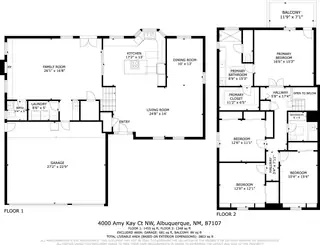 4000 Amy Kay Court NW Floor Plan