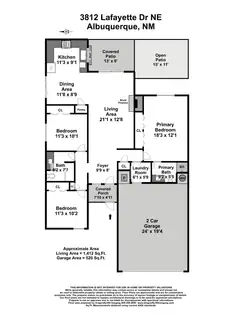 3812 Lafayette Drive NE Floor Plan