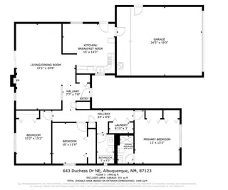 643 Duchess Drive NE Floor Plan