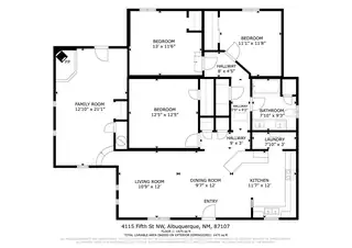 4115 5th Street NW Floor Plan