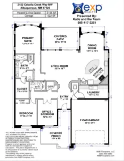 2152 Cebolla Creek Way NW Floor Plan