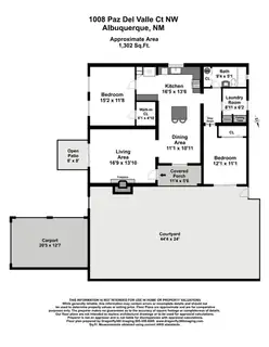 1008 Paz Del Valle Court NW Floor Plan