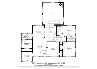 5909 Hannett Avenue NE Floor Plan