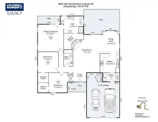 9628 San Bernardino Avenue NE Floor Plan