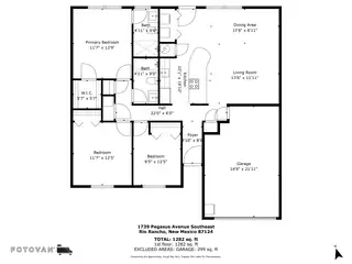 1739 Pegasus Avenue SE Floor Plan