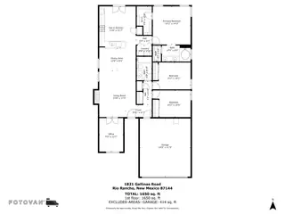 1821 Gallinas Road NE Floor Plan